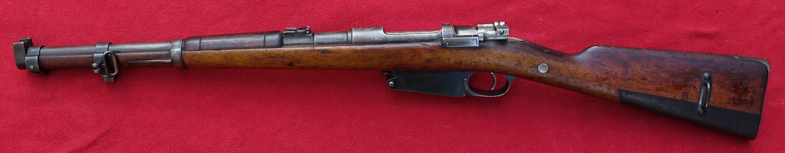 Puška Argentinský Mauser M.1891 - karabina pro technické sbo