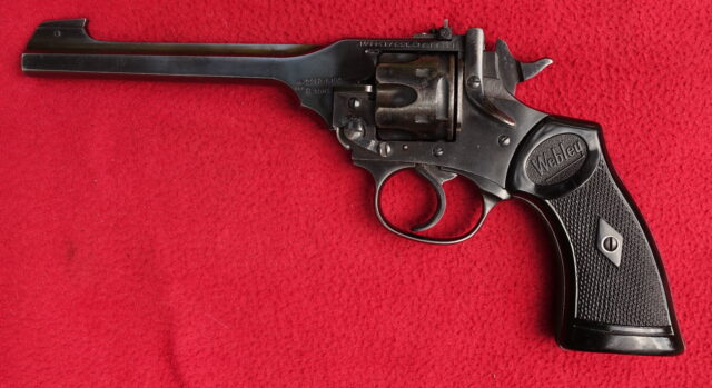 foto Revolver Webley Mark IV, výcvikový model ráže .22 LR